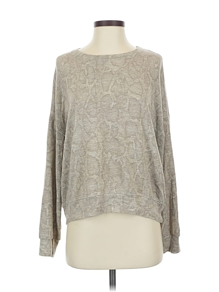 Pre-owned Sundry Long Sleeve T-shirt In Silver