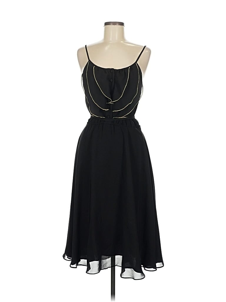 Pre-owned H&m Cocktail Dress In Black