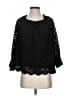 Eri + Ali Black 3/4 Sleeve Blouse Size S - photo 1