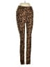 Weekend Animal Print Brown Casual Pants Size XS - photo 1