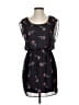 City Triangles 100% Polyester Print Black Casual Dress Size S - photo 1