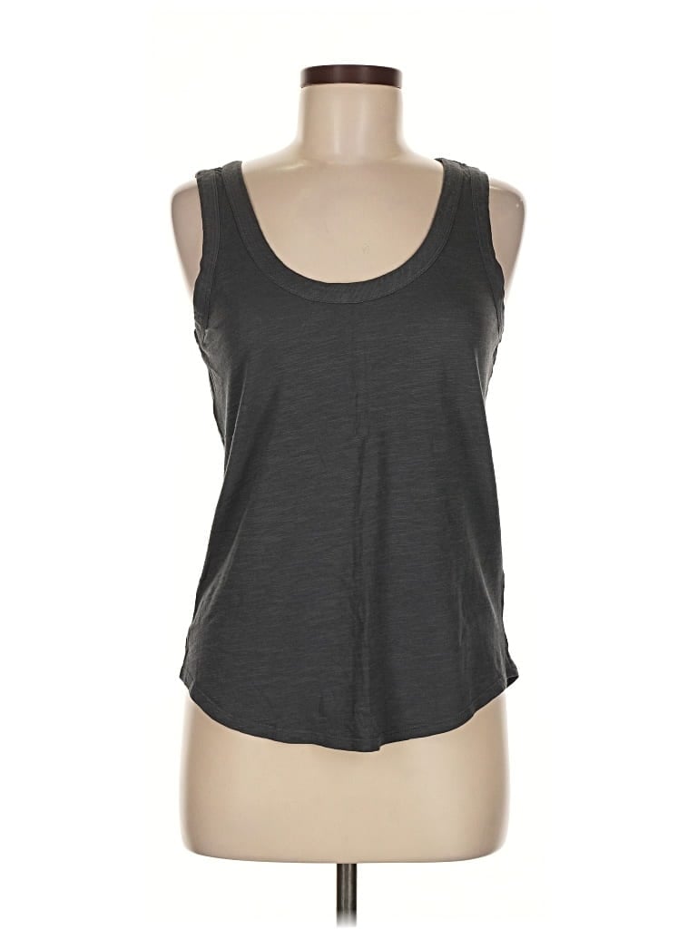 Pre-owned Banana Republic Tank Top Gray Strapless Neckline Tops