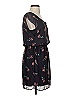 City Triangles 100% Polyester Print Black Casual Dress Size S - photo 4