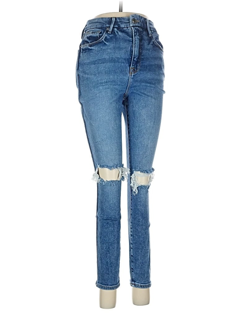 Pre-owned Good American Jeans In Blue