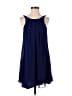 Rory Beca 100% Polyester Solid Blue Casual Dress Size XS - photo 1