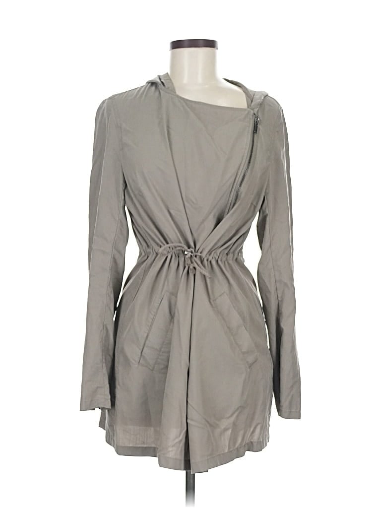 Pre-owned Divided By H&m Trenchcoat In Gray