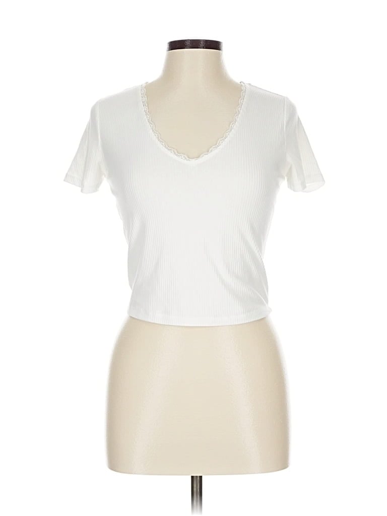 Pre-owned Belle Du Jour Short Sleeve T-shirt In White