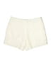 Glam 100% Polyester Solid Ivory Shorts Size L - photo 2
