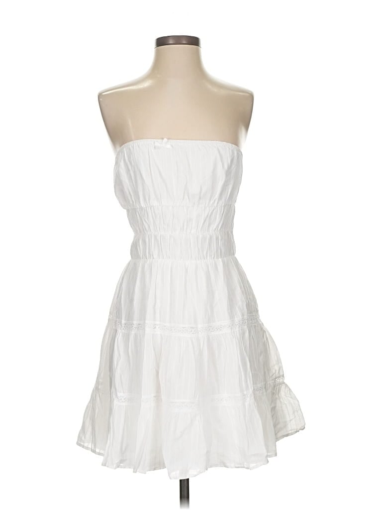 Pre-owned La Hearts Cocktail Dress In White