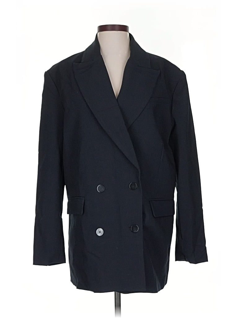 Pre-owned Forever 21 Blazer Jacket In Blue