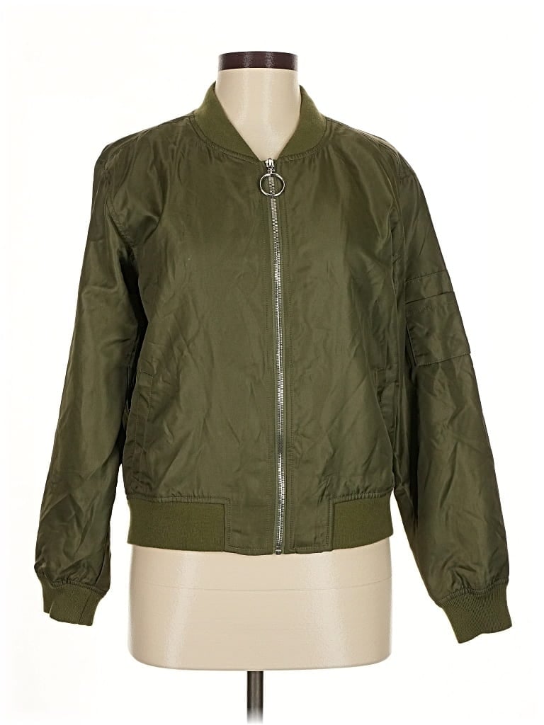 Pre-owned Good American Jacket In Green