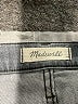 Madewell Chevron-herringbone Gray Jeans Size 28 waist - photo 7