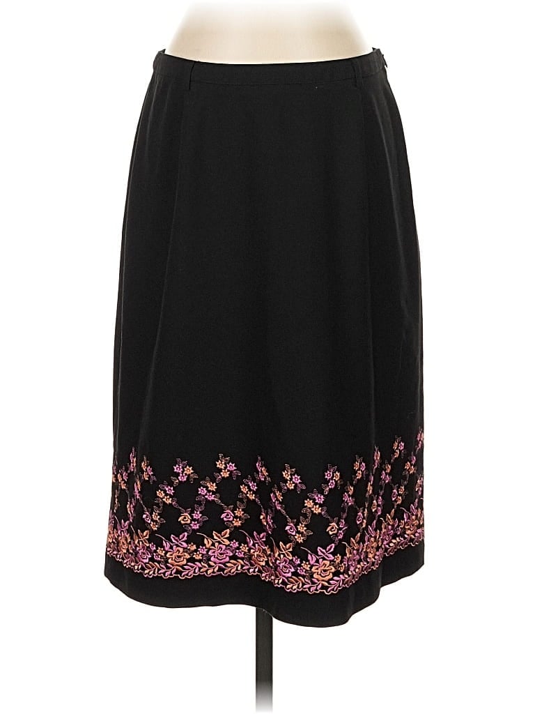 Pre-owned Karen Kane Formal Skirt In Black