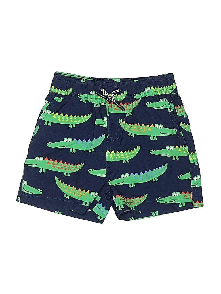 Pre-owned Andy & Evan Kids' Board Shorts In Blue