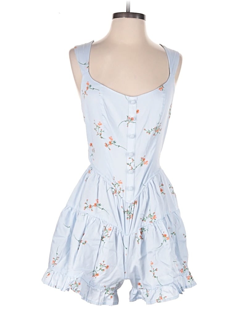 Pre-owned Wild Fable Romper In Blue