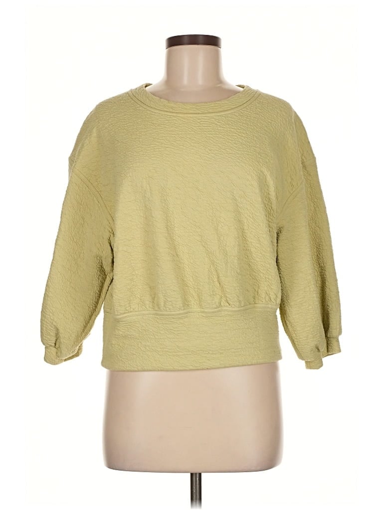 Pre-owned Lululemon Athletica Sweatshirt In Green