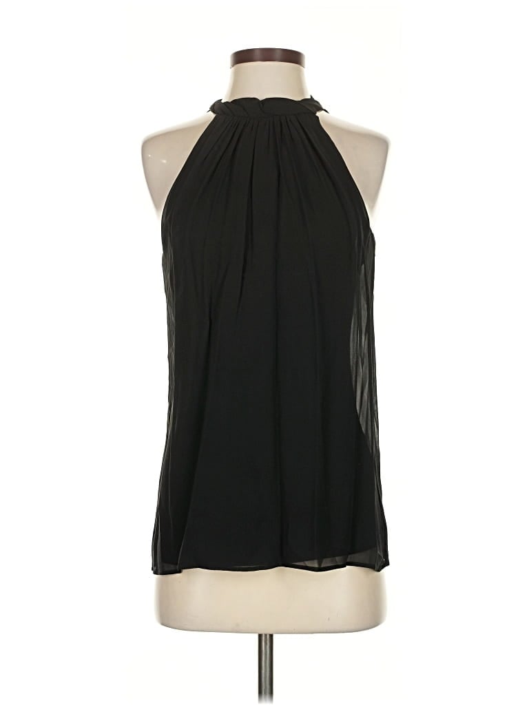 Pre-owned Club Monaco Sleeveless Blouse In Black