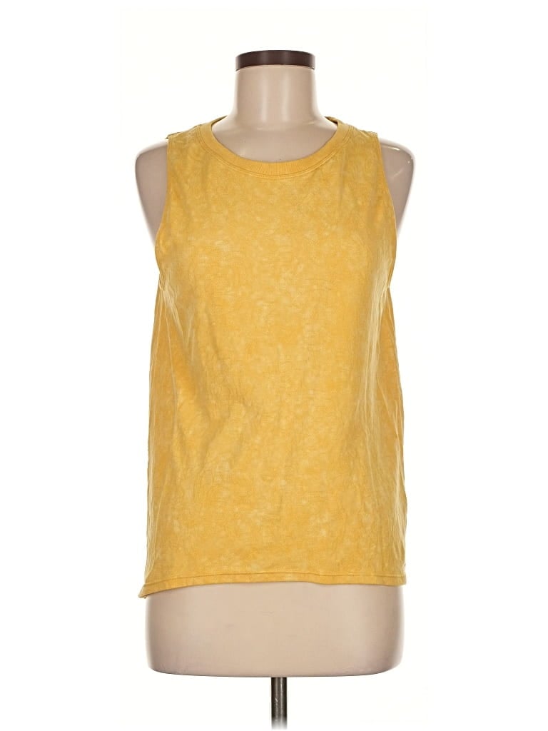 Pre-owned Calia By Carrie Underwood Sleeveless T-shirt In Yellow