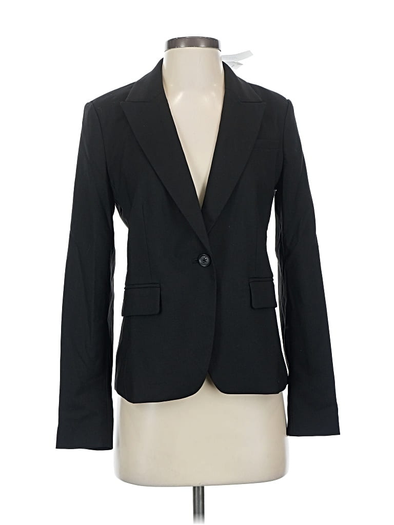 Pre-owned Banana Republic Factory Store Blazer Jacket In Black