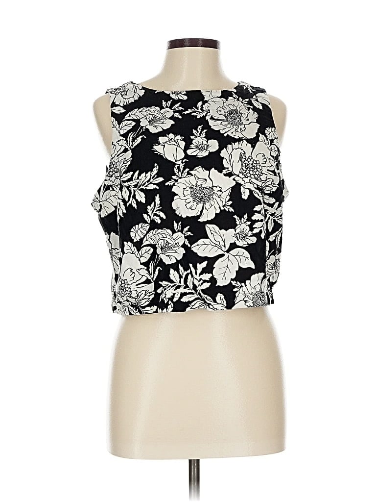 Pre-owned Old Navy Sleeveless Blouse In Black