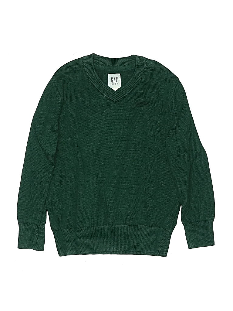 Pre-owned Gap Kids' Pullover Sweater In Green