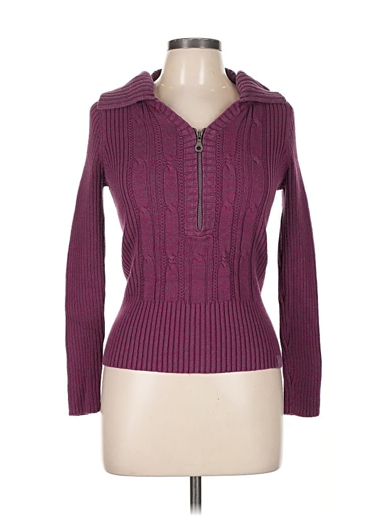 Pre-owned Ny Jeans Pullover Sweater In Purple