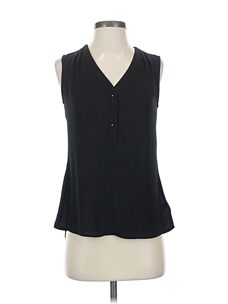 Pre-owned Express Sleeveless Blouse In Black
