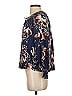 Splendid 100% Rayon Blue Long Sleeve Blouse Size XS - photo 5