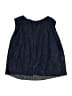 Gabby. Blue Sleeveless Blouse Size 7 - photo 1