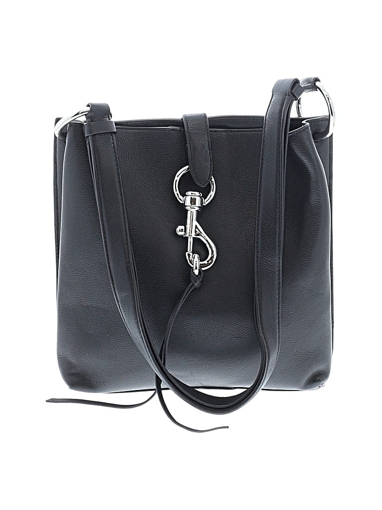 Pre-owned Rebecca Minkoff Leather Shoulder Bag In Black