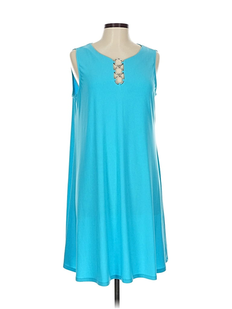 Pre-owned Msk Casual Dress In Blue