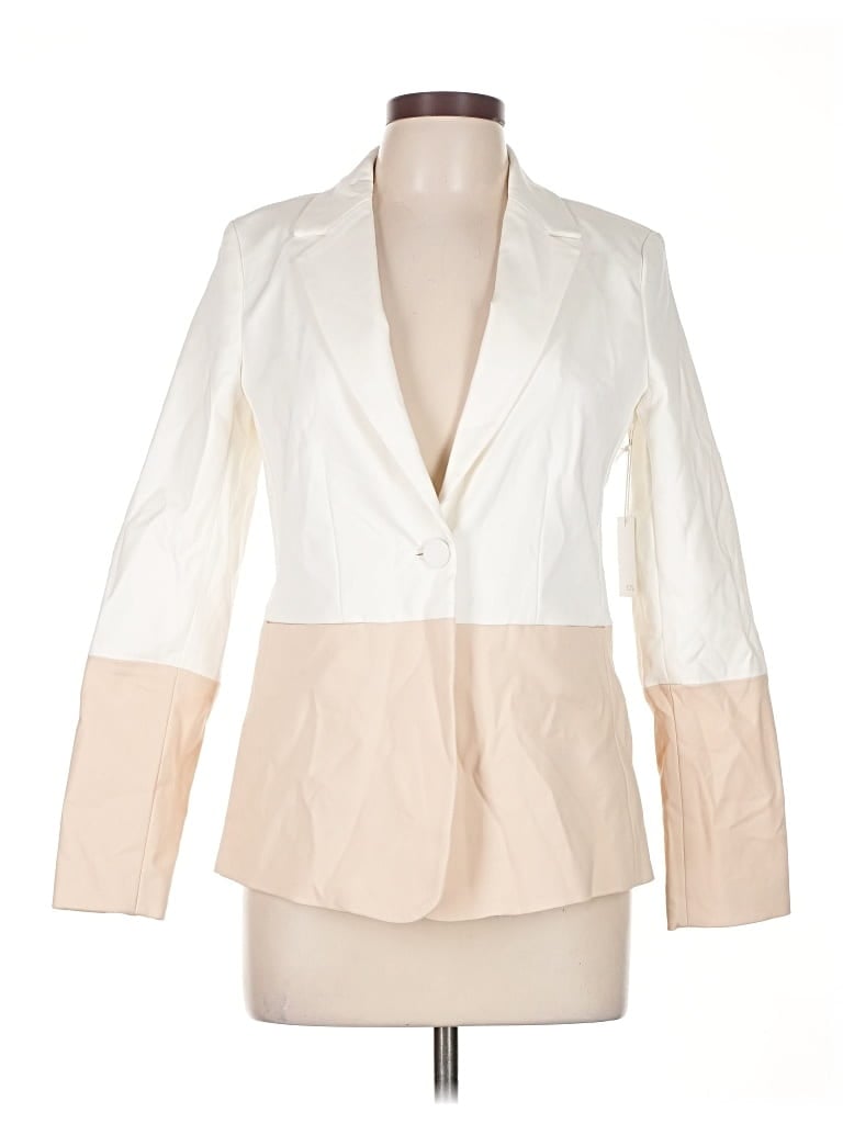 Pre-owned Ecru Blazer Jacket In White