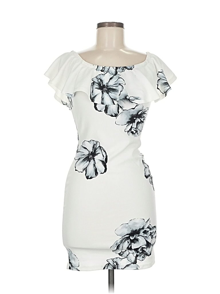 Pre-owned Iris Cocktail Dress In White