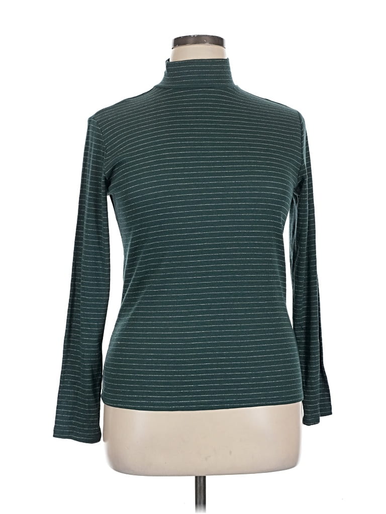 Click to view more detailed imagery on our partner's website Pre-owned Nine West Long Sleeve Turtleneck In Blue