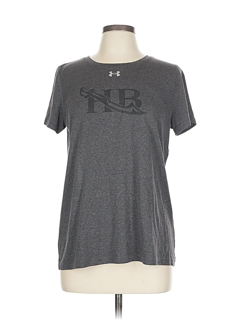 Pre-owned Under Armour Active T-shirt In Gray