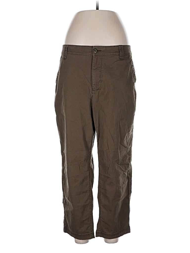 Pre-owned Old Navy Khaki Pant In Green
