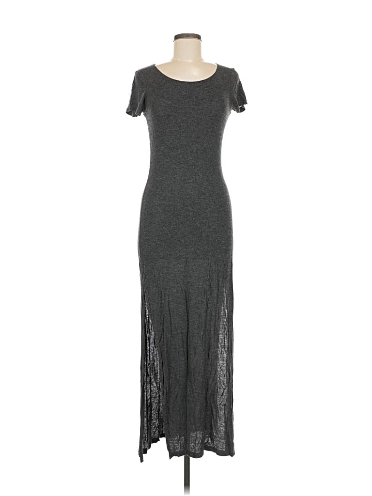 Pre-owned Zenana Outfitters Casual Dress In Gray