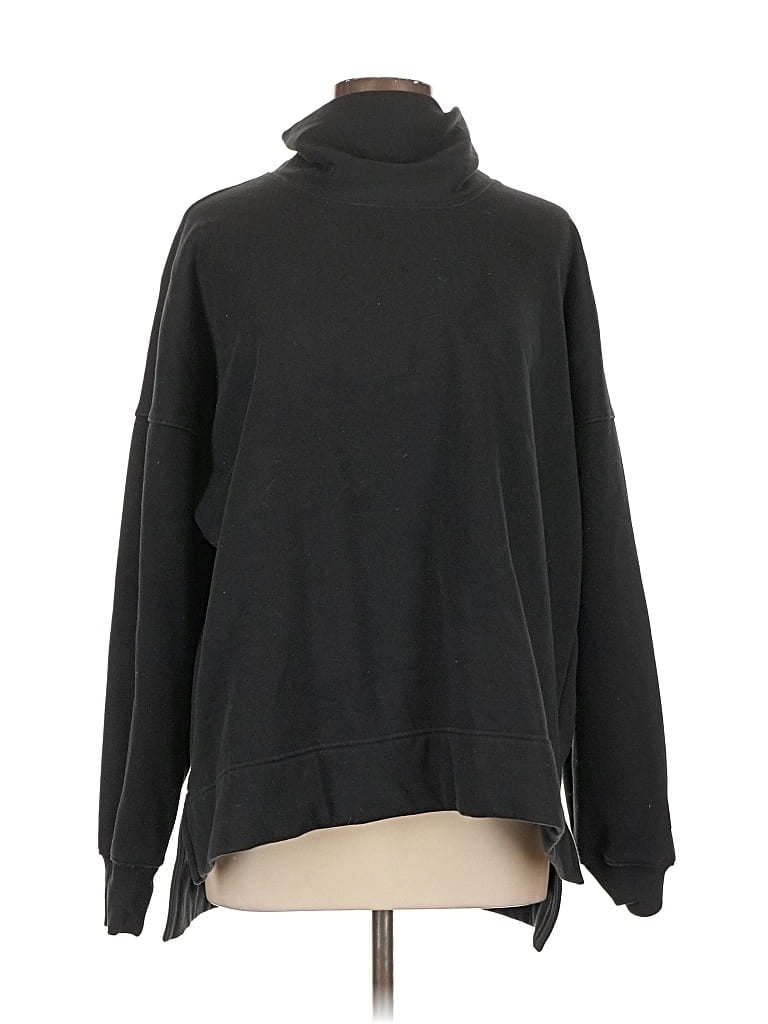 Pre-owned Fabletics Turtleneck Sweater In Black