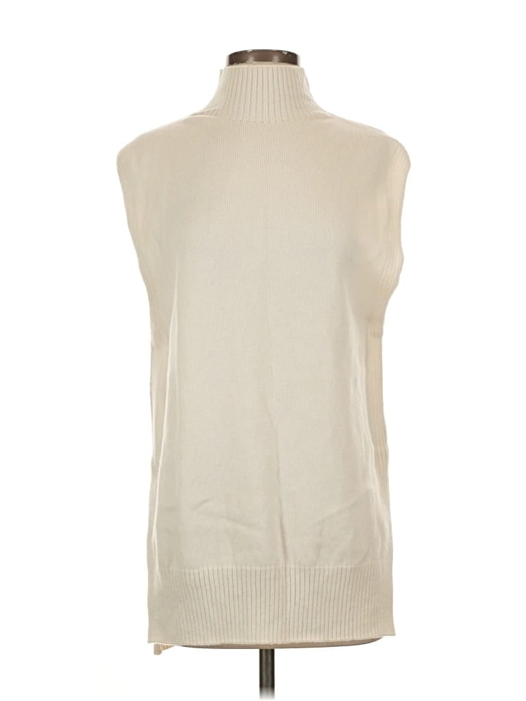 Pre-owned Athleta Sweater Vest In White