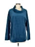 Carole Hochman 100% Polyester Blue Long Sleeve Turtleneck Size M - photo 1