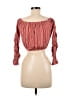 Windsor 100% Rayon Red 3/4 Sleeve Blouse Size M - photo 2