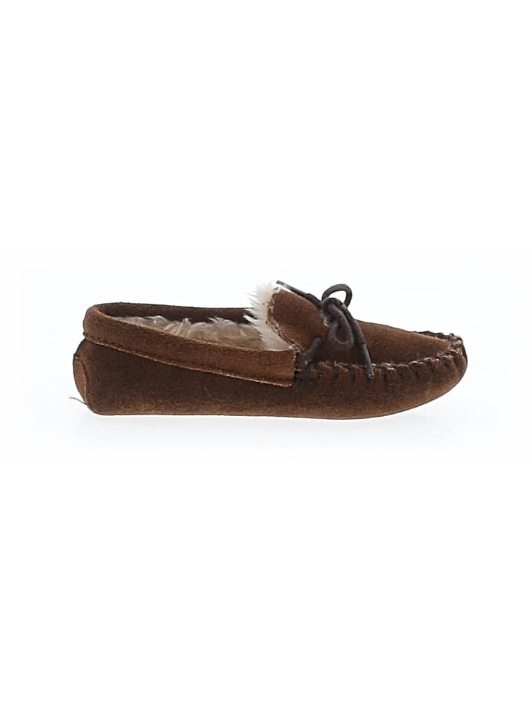 Pre-owned Minnetonka Kids' Flats In Brown