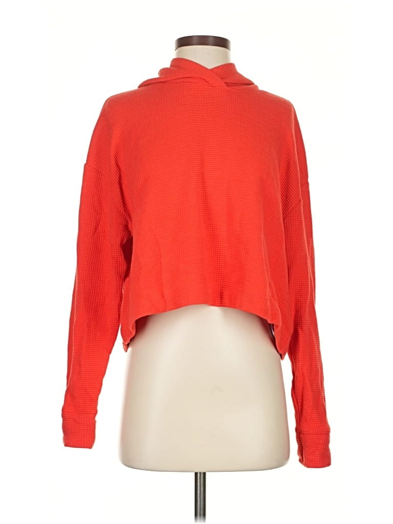 Pre-owned Athleta Turtleneck Sweater In Red