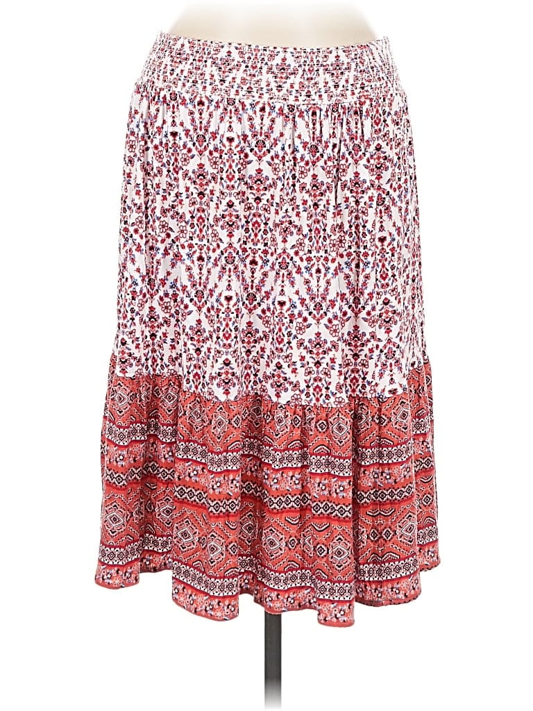 Pre-owned St. John's Bay Casual Skirt In Red