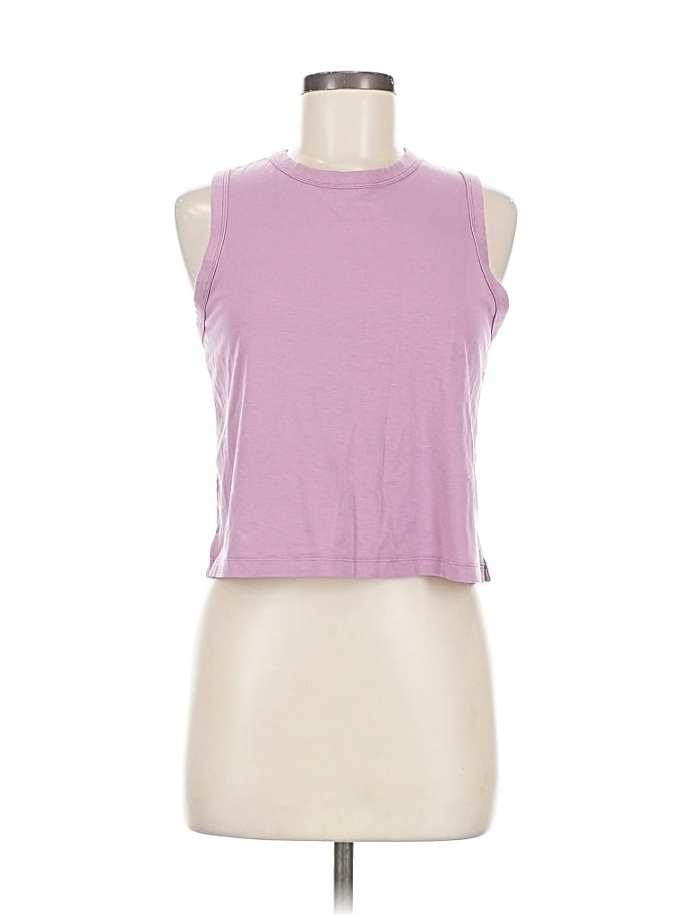 Pre-owned Lululemon Athletica Sleeveless T-shirt In Purple
