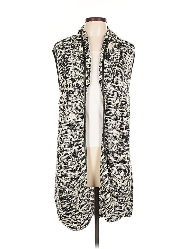 Pre-owned Chico's Cardigan Sweater In White