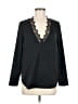 Cooper & Ella 100% Polyester Black Long Sleeve Blouse Size M - photo 1