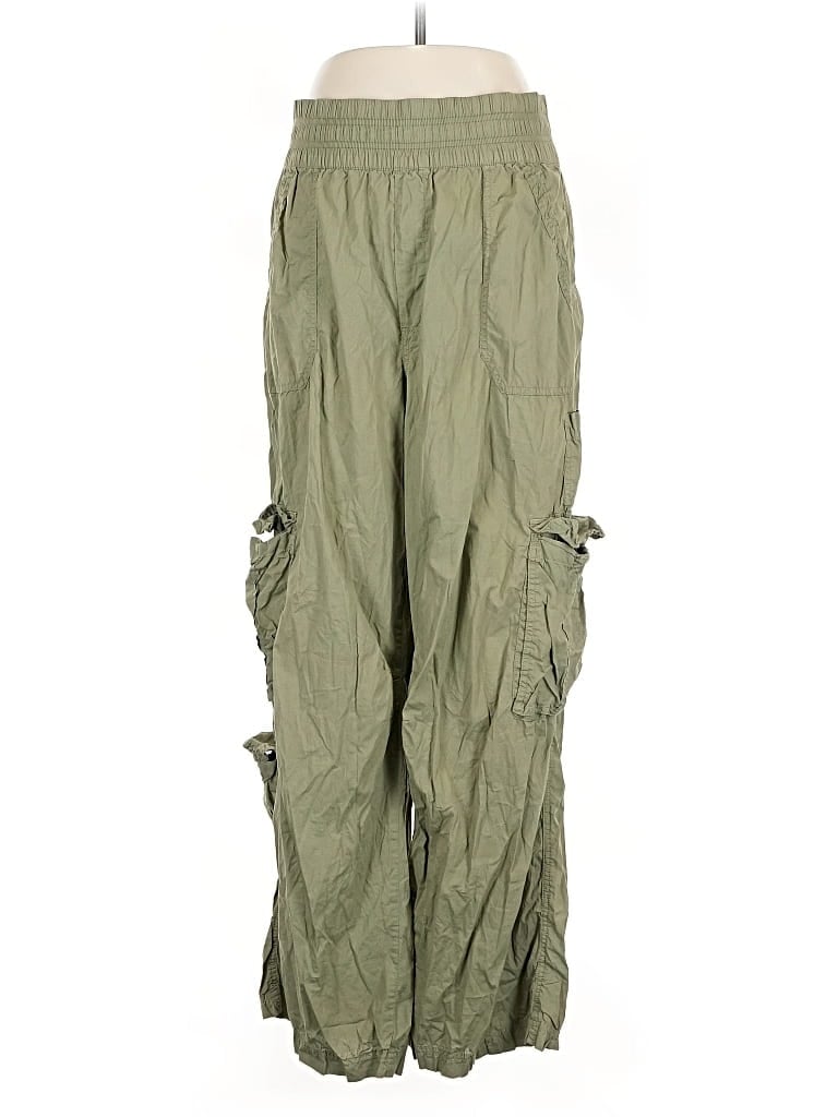Pre-owned Aerie Cargo Pants In Green