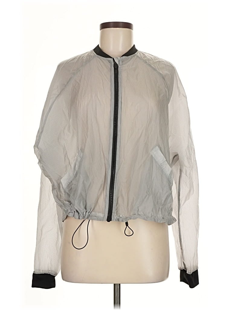 Pre-owned Victoria Sport Windbreaker Jacket In Silver