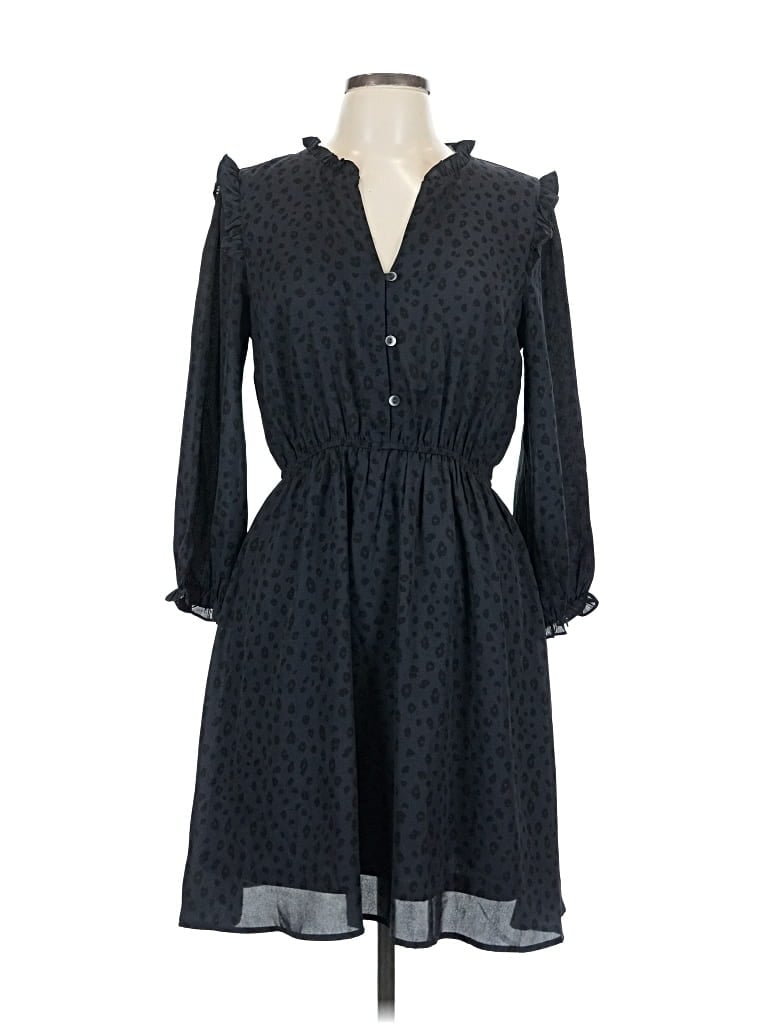 Pre-owned Hem & Thread Casual Dress In Black